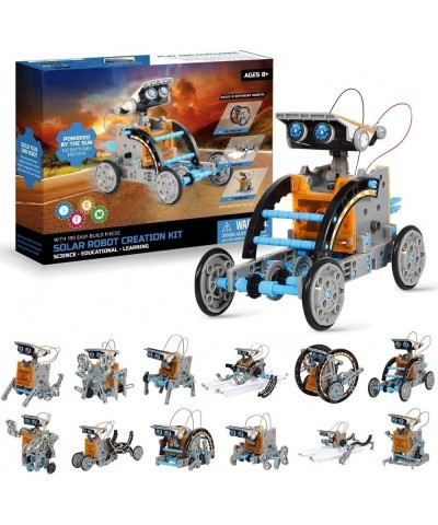 12-in-1 Solar Robot Toys STEM Projects Educational Science Experiment DIY Robotics Building Kits Build Your Own Robot Toys Gi...