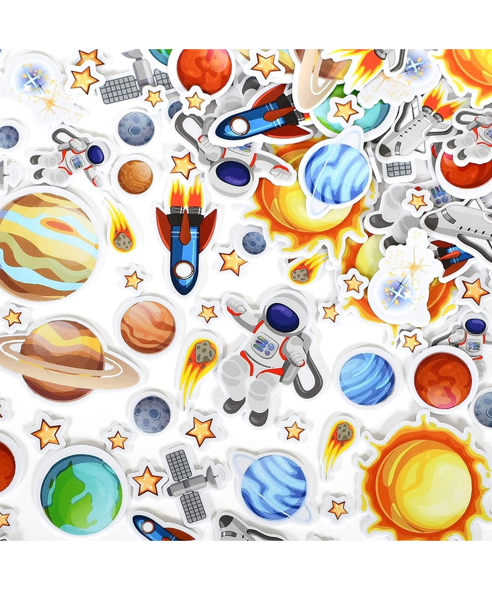 Foam Stickers - Space - Pack of 152 - Self-Adhesive Stickers for Kids - 3D Puffy Planet Stickers for Laptops Party Favors and...