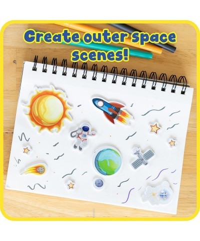 Foam Stickers - Space - Pack of 152 - Self-Adhesive Stickers for Kids - 3D Puffy Planet Stickers for Laptops Party Favors and...