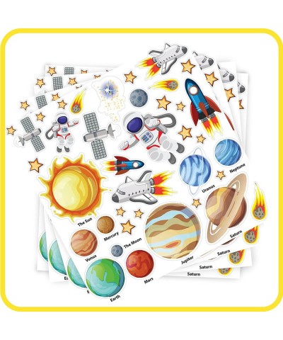 Foam Stickers - Space - Pack of 152 - Self-Adhesive Stickers for Kids - 3D Puffy Planet Stickers for Laptops Party Favors and...