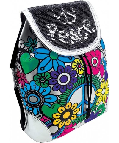 DIY Personalize Paintable Reversible Sequins Backpack for Girls - Create Your Own School Bag with A Zipper - Perfect Birthday...