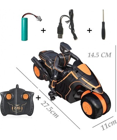 Rc Motorcycle with Rechargeable Batteries 360° rotatable Drift Remote Control Motorcycles 2WD Rc Motorbike 2.4Ghz High Speed ...