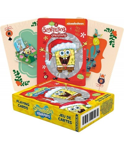 SpongeBob Holiday Playing Cards - Christmas Themed Deck of Cards for Your Favorite Card Games - Officially Licensed SpongeBob...