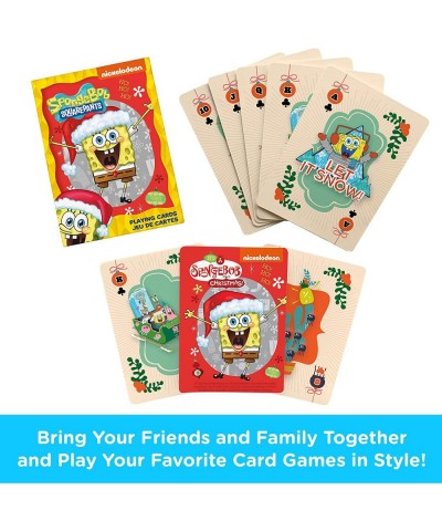 SpongeBob Holiday Playing Cards - Christmas Themed Deck of Cards for Your Favorite Card Games - Officially Licensed SpongeBob...