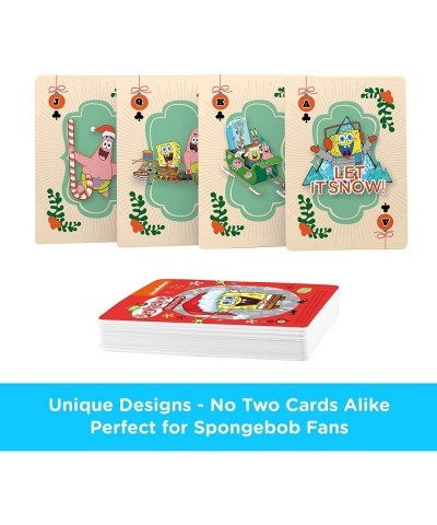 SpongeBob Holiday Playing Cards - Christmas Themed Deck of Cards for Your Favorite Card Games - Officially Licensed SpongeBob...