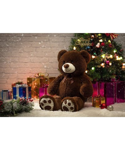 Teddy Bear Stuffed Animal Plush Giant Teddy Bears with Footprints Big Bear 36 inch Chocolate $51.25 Stuffed Animals & Teddy B...