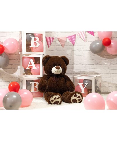 Teddy Bear Stuffed Animal Plush Giant Teddy Bears with Footprints Big Bear 36 inch Chocolate $51.25 Stuffed Animals & Teddy B...