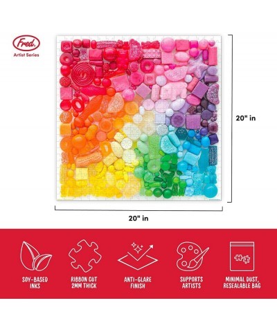 Sugar Spectrum by Emily Blincoe 500 Piece Puzzle Multicolored (5281184) $25.07 Jigsaw Puzzles