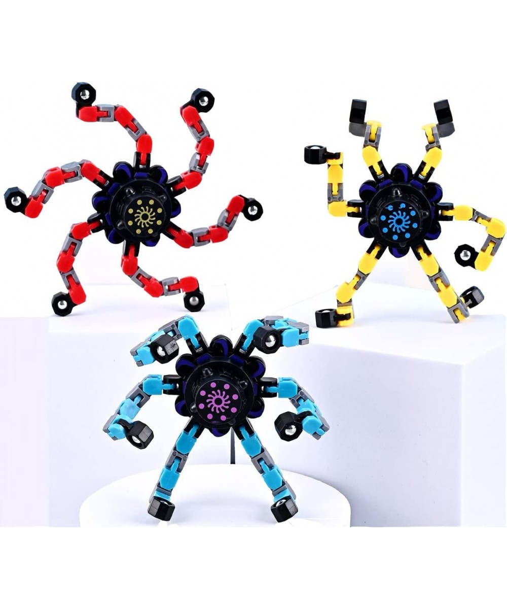 Transformable Fingertip Spinners Toys for Kids Adults Newest Fingertip Gyro Toys Spinning Top Toys Robot Sensory Fidget Toys ...