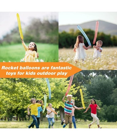 100pcs Rocket Balloons with Two Free Air Pump Giant Rocket Balloons for Parties (red) $17.40 Kids' Party Decorations