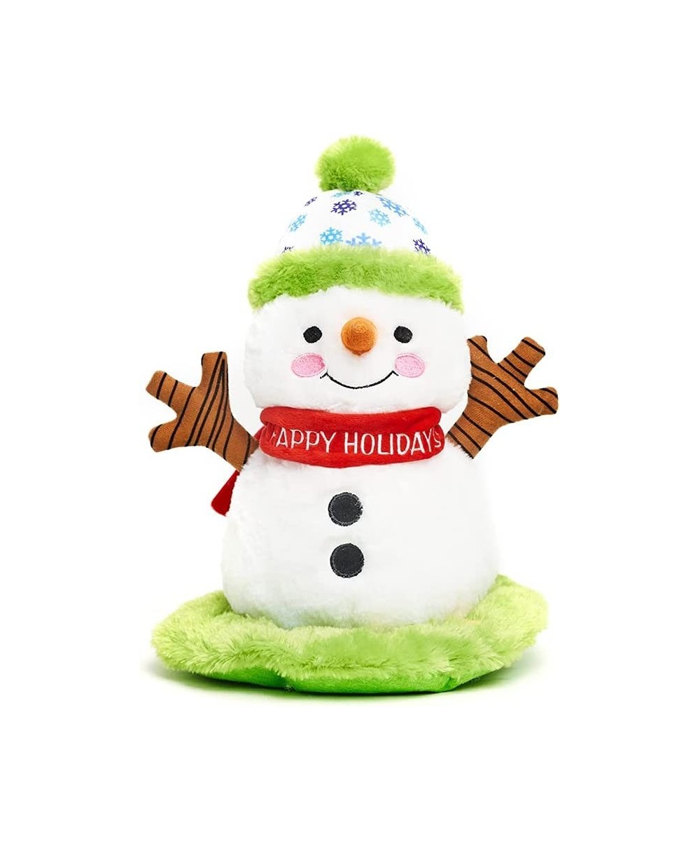 Flurry The Snowman | Animated Singing Christmas Snowman Stuffed Animal Sings Twirls and Lights Up to It's The Most Wonderful ...