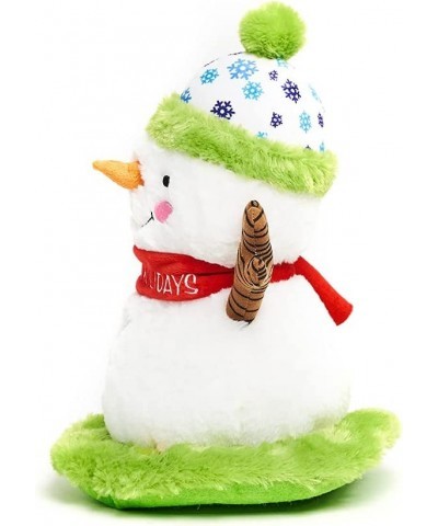 Flurry The Snowman | Animated Singing Christmas Snowman Stuffed Animal Sings Twirls and Lights Up to It's The Most Wonderful ...