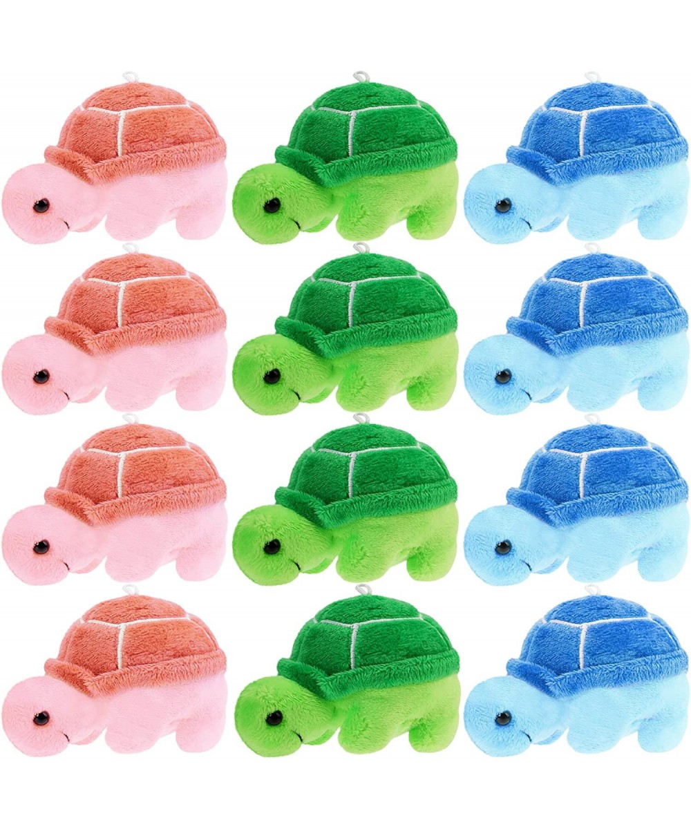 12 Pieces Mini Turtle Stuffed Toy Soft Turtle Animal Plush Toys Turtle Cute Stuffed Animal for Adults Birthday Party Decorati...