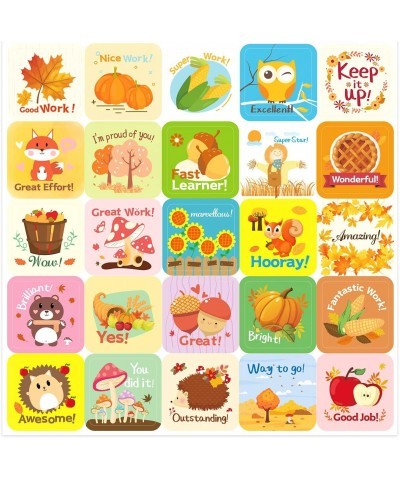 Fall Stickers for Kids Motivational Reward Sticker 15 Sheets for Teachers Students Classroom Decoration $15.42 Kids' Drawing ...