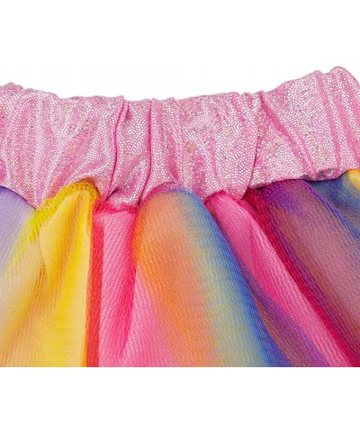 Rainbow Tulle Tutu Lined Skirt Girls (2-7 Years) Costume Dress Up $16.80 Kids' Costumes