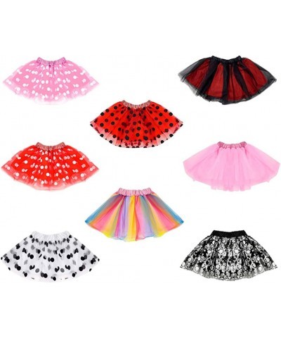 Rainbow Tulle Tutu Lined Skirt Girls (2-7 Years) Costume Dress Up $16.80 Kids' Costumes