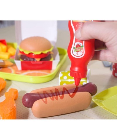 Pretend Play Food Sets Building Toy Burger Playset Play Kitchen Accessories Realistic Sandwiches. $25.51 Toy Kitchen Products