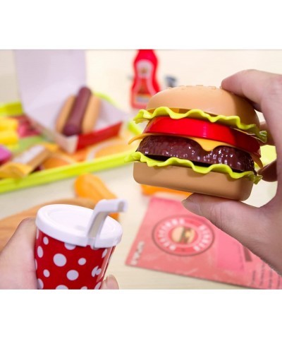 Pretend Play Food Sets Building Toy Burger Playset Play Kitchen Accessories Realistic Sandwiches. $25.51 Toy Kitchen Products