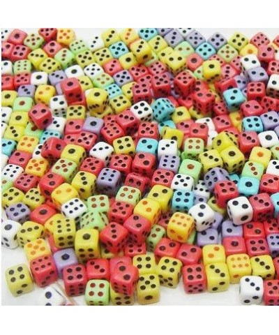 100 Assorted 1/5" 5mm D6 Mini Dice Game Dot Square Dice Set $16.23 Game Accessories