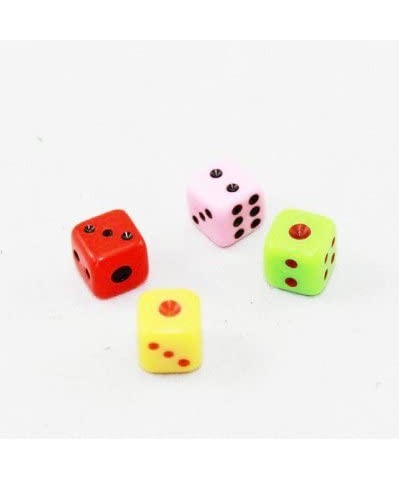 100 Assorted 1/5" 5mm D6 Mini Dice Game Dot Square Dice Set $16.23 Game Accessories