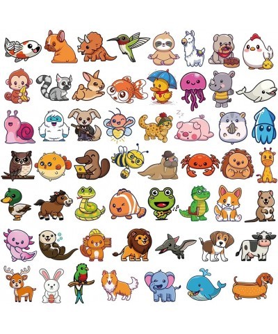 Animal Stickers 100 PCS Cute Water Bottle Stickers for Kids - Nature Animal Laptop Stickers Skateboard Vinyl Waterproof Decal...