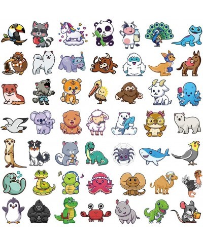 Animal Stickers 100 PCS Cute Water Bottle Stickers for Kids - Nature Animal Laptop Stickers Skateboard Vinyl Waterproof Decal...