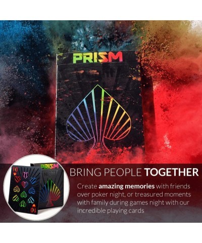 Premium Playing Cards Deck of Cards with Free Card Game eBook Cool Prism Gloss Ink Great Poker Cards Unique Bright Rainbow & ...