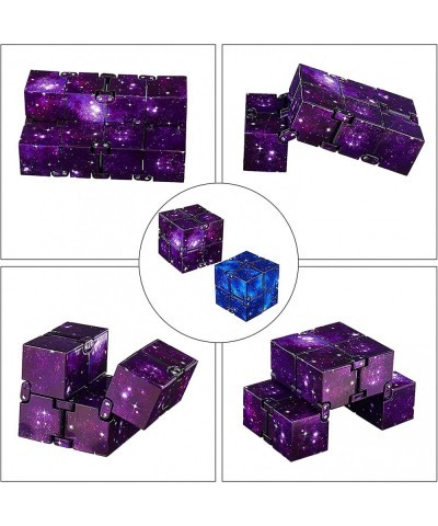 2 PCS Antistress Infinite Cube Infinity Cube Magic Cube Puzzle Flip Cube Ball Time Killer Fidget Finger Toy for Office Staff ...