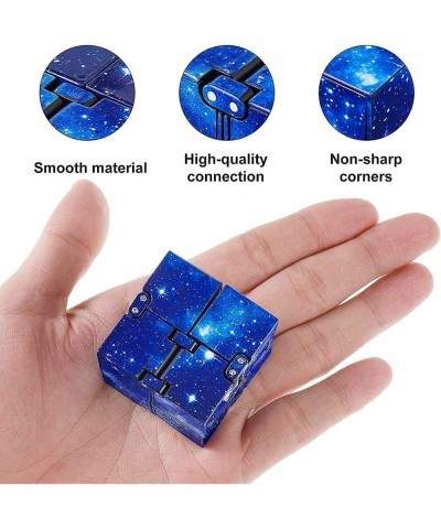 2 PCS Antistress Infinite Cube Infinity Cube Magic Cube Puzzle Flip Cube Ball Time Killer Fidget Finger Toy for Office Staff ...