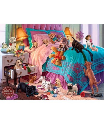 Puzzle - Naughty Puppies 1000 Piece Jigsaw Puzzle Code: 1064 $29.49 Jigsaw Puzzles