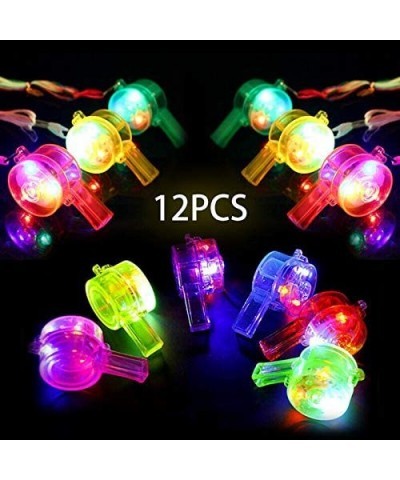 Set of 12 Light Up Flashing Whistle Lanyards LED Party Favors $33.91 Kids' Party Favor Sets