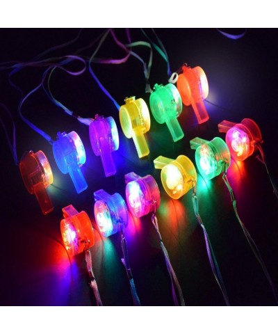 Set of 12 Light Up Flashing Whistle Lanyards LED Party Favors $33.91 Kids' Party Favor Sets