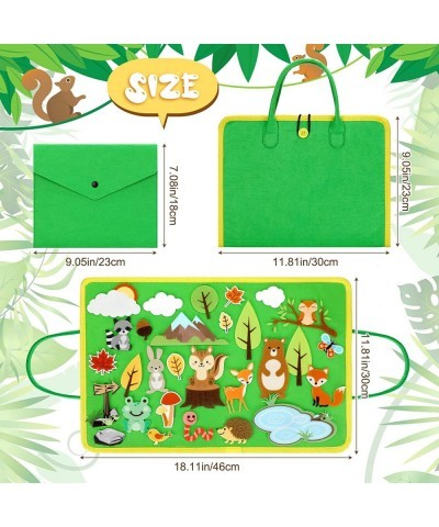 Woodland Forest Animals Travel Felt Board Story Flannel Felt Board Stories Zoo Animals Toys Board Montessori Early Learning E...