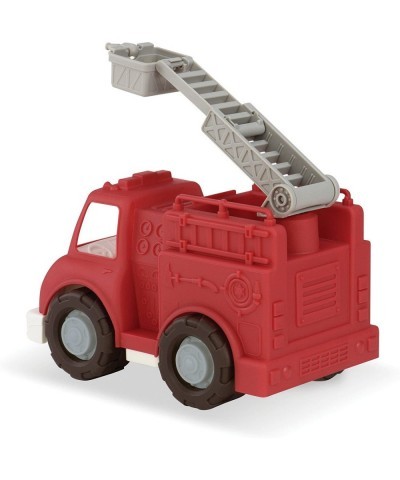 by Battat – Fire Truck – Red Fire Truck Toy with Moveable Ladder & Basket – Classic Rescue Vehicle for Toddlers Kids – Recycl...