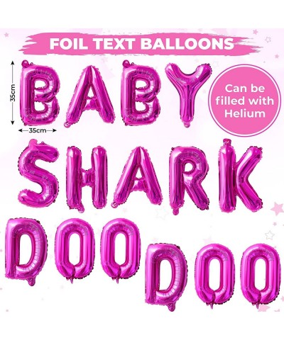 Pink Baby Shark Balloon Garland Arch Birthday Party Decoration Kit| 97 Pcs Baby Shark Balloon Arch Supplies Includes | Balloo...