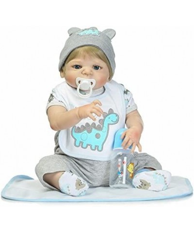 5 Pcs Set Reborn Baby Dolls Clothes Boy 22 Inch for 20-23 inch Reborn Dolls Clothes Clothing My Dino Outfit $30.60 Doll Acces...