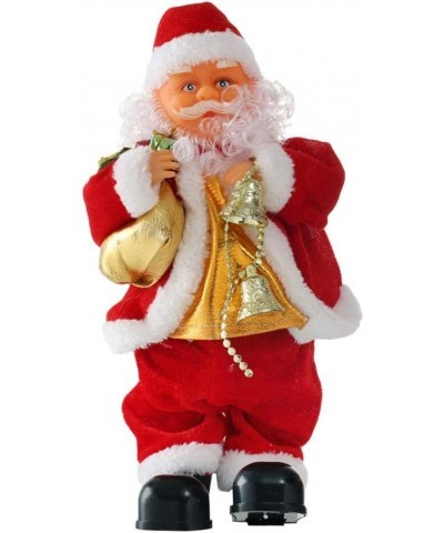 Dancing and Singing Santa Claus Doll Battery Operated Musical Moving Figure Plush Father Christmas Toy Without Battery (Saxop...