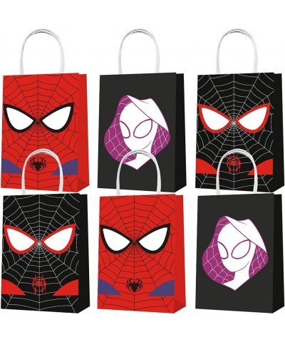 Party Favor Bags 15PCS for Spider Hero Gift Bags Goodie Bags Superhero Treat Candy Bags for Spider Hero Themed Kids Boys Girl...