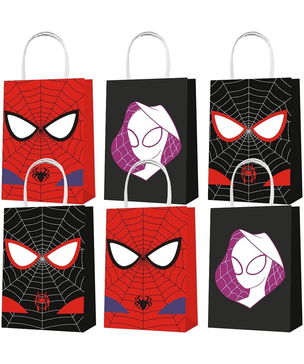 Party Favor Bags 15PCS for Spider Hero Gift Bags Goodie Bags Superhero Treat Candy Bags for Spider Hero Themed Kids Boys Girl...