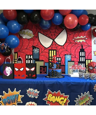 Party Favor Bags 15PCS for Spider Hero Gift Bags Goodie Bags Superhero Treat Candy Bags for Spider Hero Themed Kids Boys Girl...