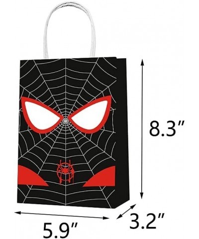 Party Favor Bags 15PCS for Spider Hero Gift Bags Goodie Bags Superhero Treat Candy Bags for Spider Hero Themed Kids Boys Girl...