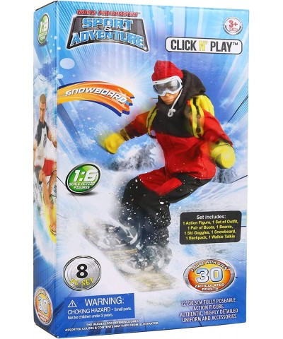 Sports and Adventure Snowboarding 12" Inch Action Figure Play Set with Accessories. $30.87 Play Figure Playsets