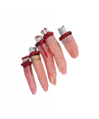 5 Pcs Scary Bloody Severed Chopped Off Fingers Chop Halloween Party Decorations Prop $14.93 Gags & Practical Joke Toys