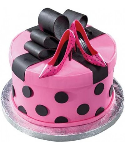 Black High Heel Shoe Adornment Cake Topper with 6 Mini Stilettos - 37925-13454 $21.87 Kids' Party Decorations