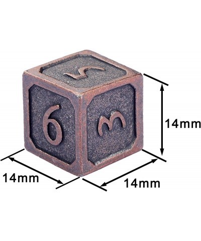 Metal Dice Set D&D 4D6s - 4pc Metal Dice Set w/ Velvet Dice Bag - D&D Dice Set D&D (Dungeons and Dragons Dice Set) for RPG - ...