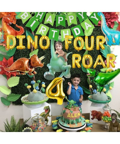 Dino Four Birthday Party Decorations Roar Im 4 Dinosaur Party Decorations Dinosaur 4th Birthday Party Supplies Dino Four Dino...