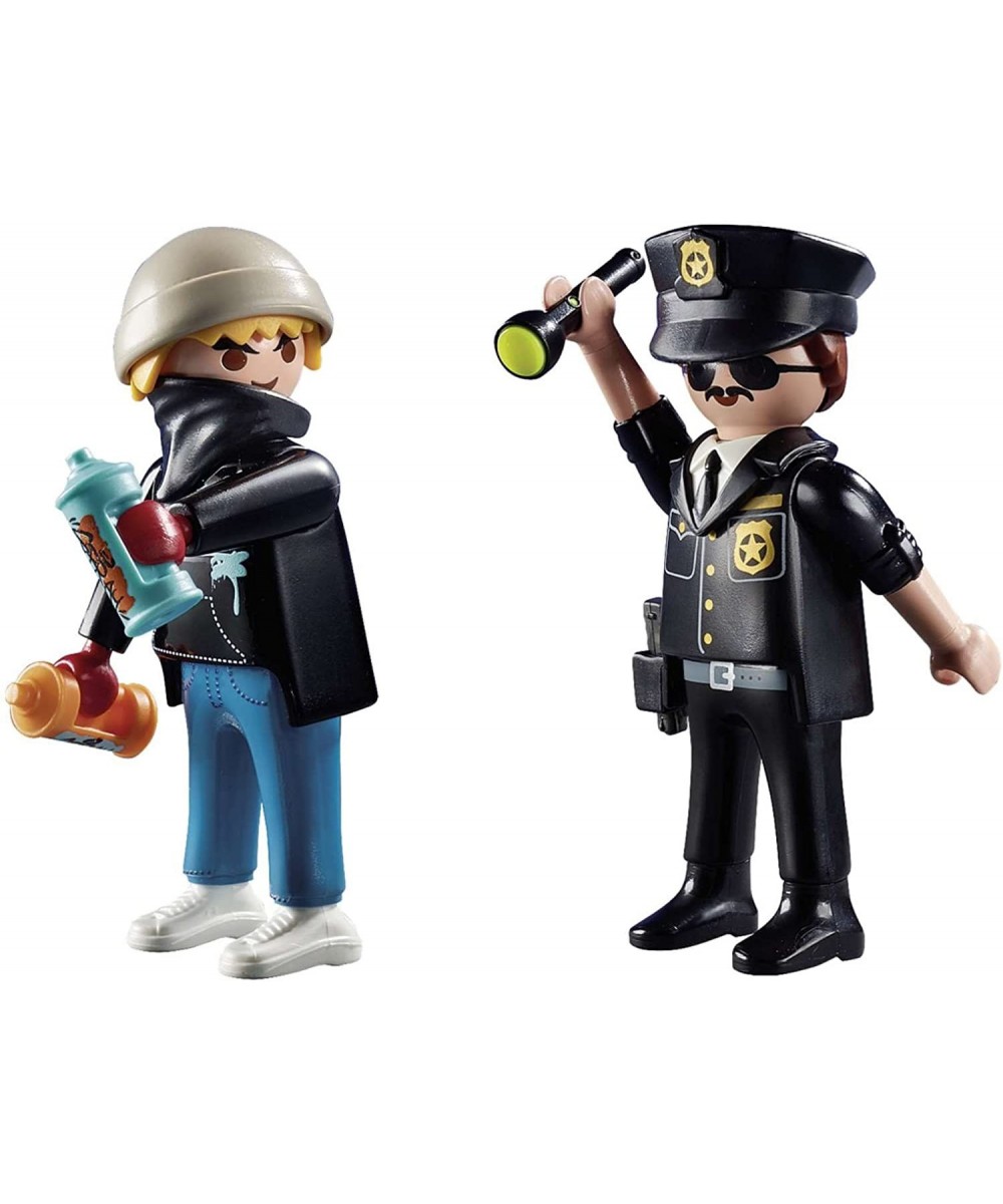 DuoPack Policeman and Street Artist $24.75 Play Figure Playsets