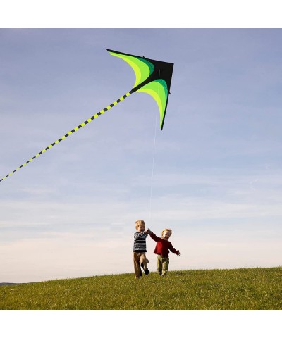 Green Triangle and Orange Octopus Kite for Kids and Adults Easy to Fly Beautiful Animal Kite Children Interactive Toy Large F...