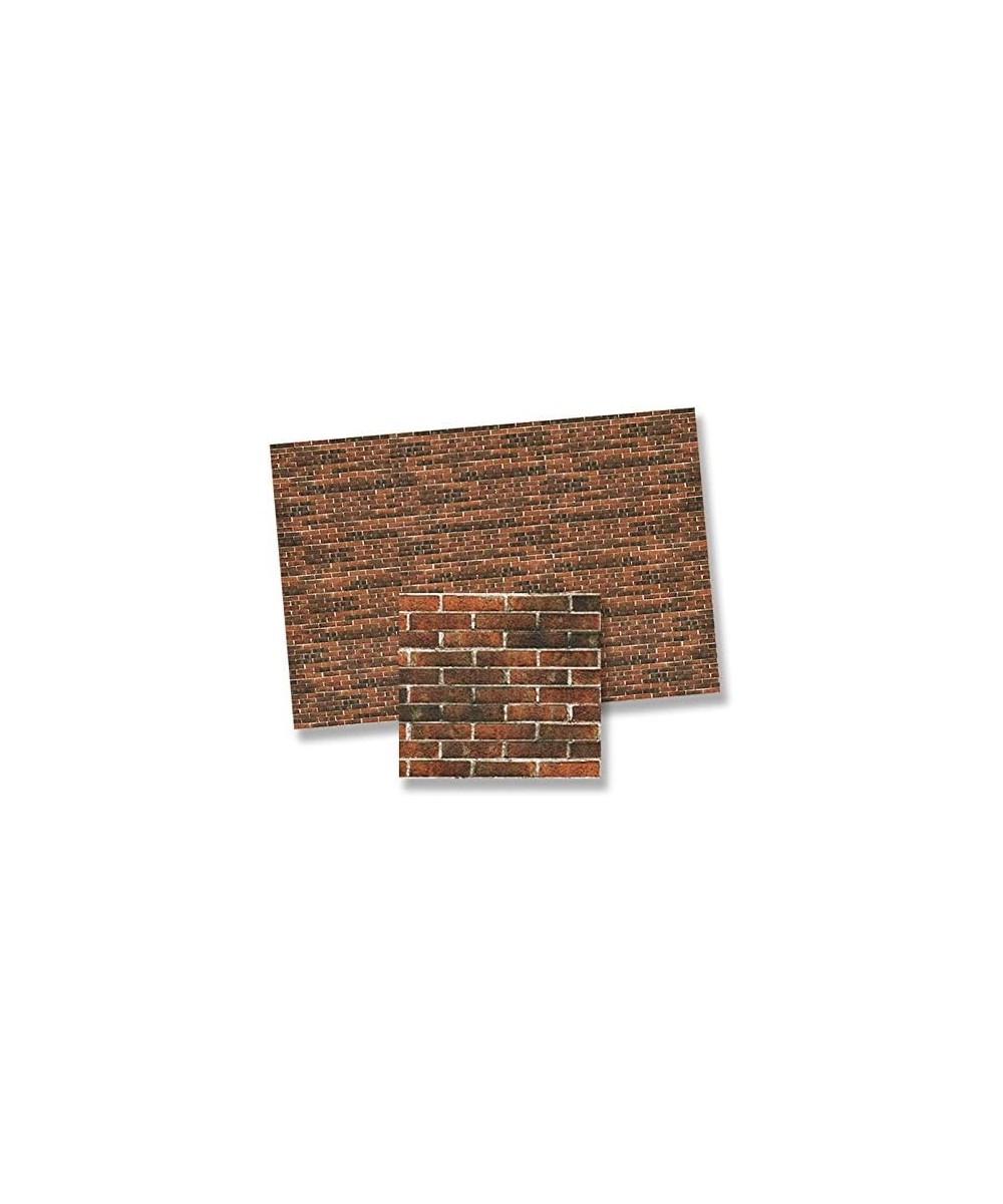 Dollhouse Minaiture 1:24 Scale Antique Brick Wall Sheet by World Model $29.36 Dollhouse Accessories