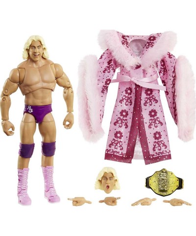 WWE Ultimate Edition Ric Flair Action Figure 6-in / 15.24-cm with Interchangeable Heads Swappable Hands & Entrance Robe for A...